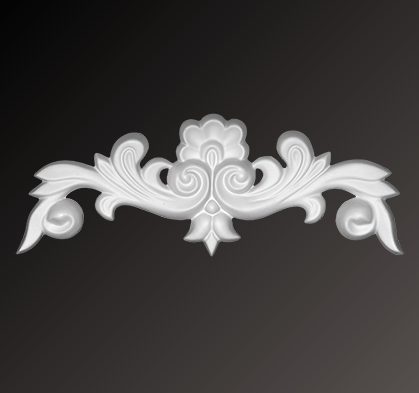Орнамент декоративный элемент Европласт полиуретан 1.60.034 - 98*12*268 мм
