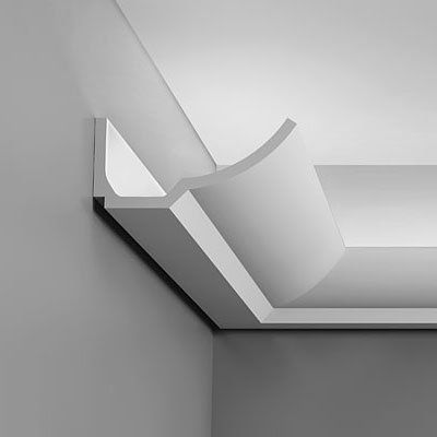 Карниз потолочный из полиуретана с подсветкой Orac Décor C351 для скрытого освещения - 2000*74*173 мм