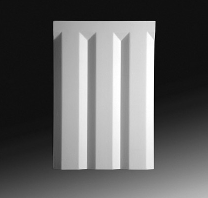 Триглиф фасадный элемент Европласт полиуретан 4.36.101 - 165*10*120 мм