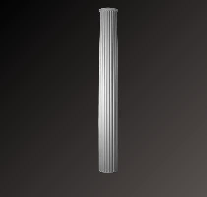 Ствол колонны фасада Европласт полиуретан 4.42.201 - 1580*110*196 мм