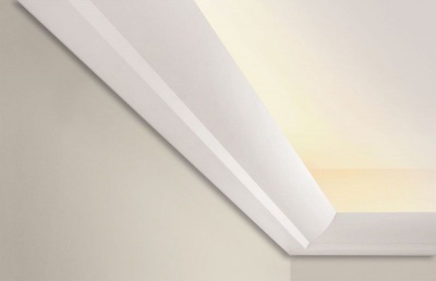 Карниз потолочный из полиуретана с подсветкой Orac Décor C351 для скрытого освещения - 2000*74*173 мм
