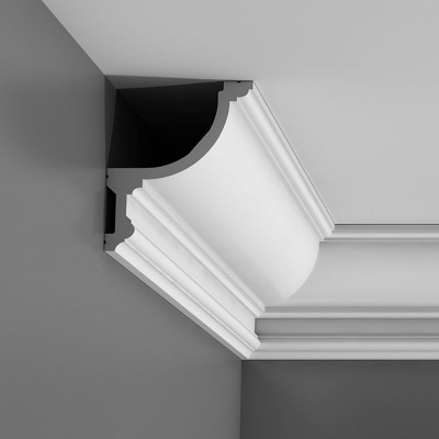 Карниз потолочный из полиуретана с подсветкой Orac Décor C901 для скрытого освещения - 2000*152*124 мм