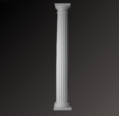 Капитель колонны фасада Европласт полиуретан 4.11.101 - 180*408*408 мм