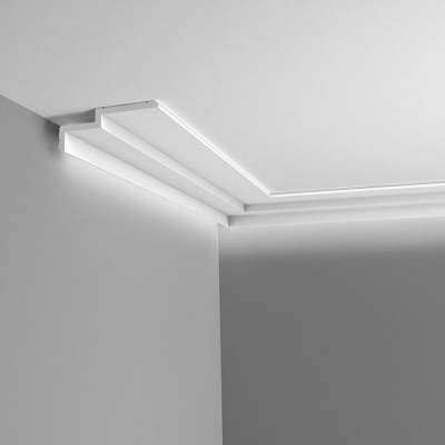 Карниз потолочный из полиуретана Orac Décor C391 для скрытого освещения - 2000*60*160 мм
