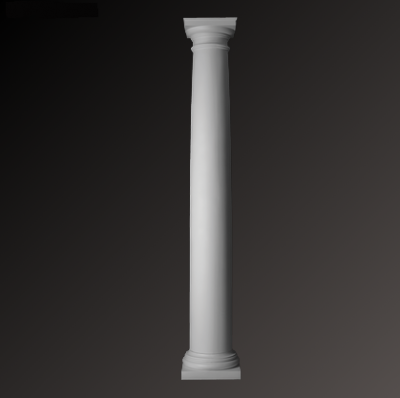 Капитель колонны фасада Европласт полиуретан 4.11.101 - 180*408*408 мм